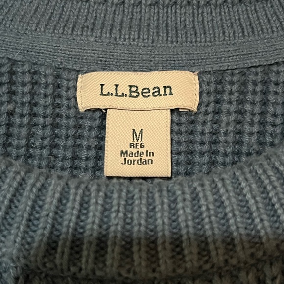 L. L. Bean 100% Cotton Coastal Sweater - Picture 3 of 9